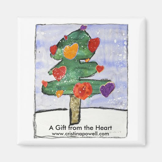 Magneet - Een geschenk uit het hart (Voorkant)