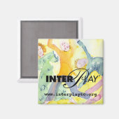 Magneet, eenvoudig magneet (Voorkant / Achterkant)