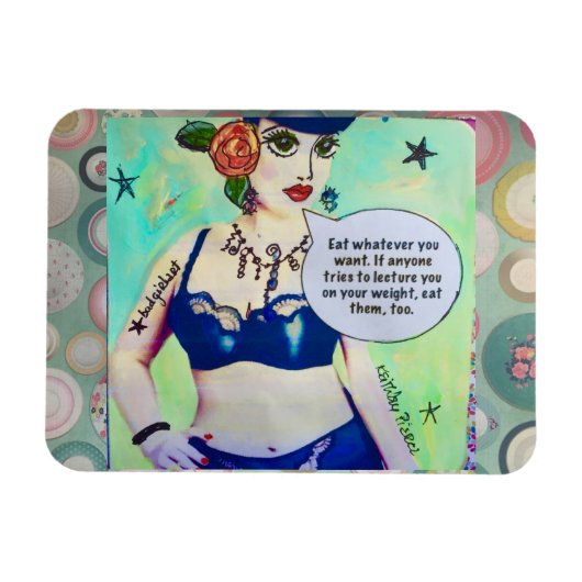 Magneet-eet wat je wilt magneet (Horizontaal)