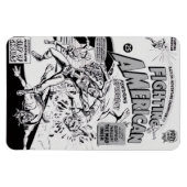 Magneet 'Fighting American' uit de jaren 50 (Horizontaal)