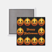 Magneet Fijne Halloween Pompoenen (Voorkant / Achterkant)