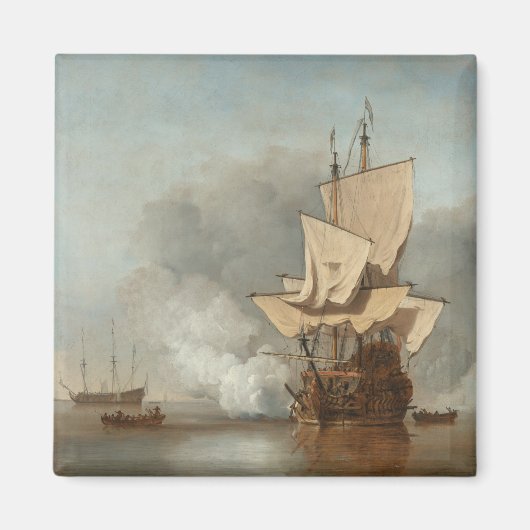 Magneet fine art zee (Voorkant)