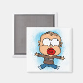 Magneet "Funny baby" (Voorkant / Achterkant)