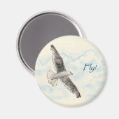 Magneet "Gabbiano" (Voorkant / Achterkant)