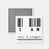 Magneet - Geen label (Voorkant / Achterkant)