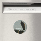 Magneet: Grote Blauwe Heron Magneet (Insitu (Vaatwasser))
