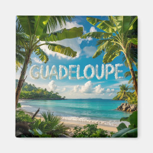 Magneet Guadeloupe Droomstrand Beach Magnet