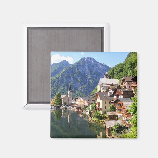 Magneet - Hallstatt, Oostenrijk (Voorkant / Achterkant)