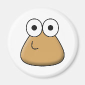 Magneet - Happy Baby Pou (Voorkant)
