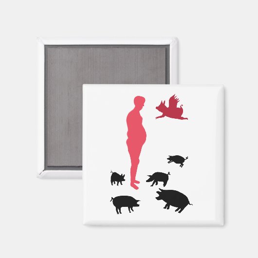 Magneet Happy Meal Vegeterian (Voorkant / Achterkant)