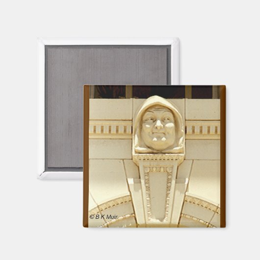 Magneet - Happy Monk (Voorkant / Achterkant)