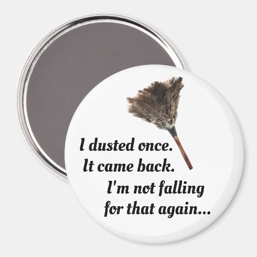 Magneet heb ik een keer bestrooid.. het kwam terug (Voorkant / Achterkant)