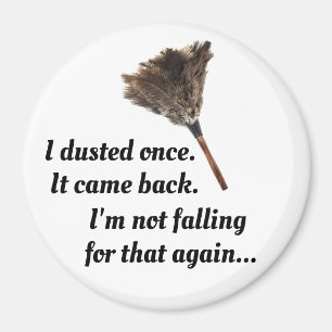 Magneet heb ik een keer bestrooid.. het kwam terug