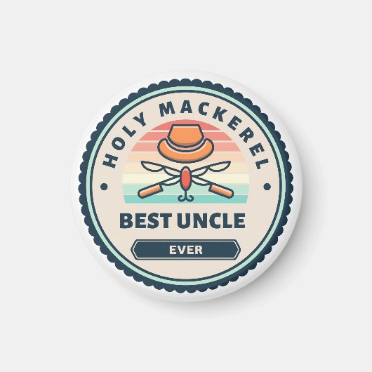 Magneet - Heilige makreel! Beste oom ooit (Voorkant)