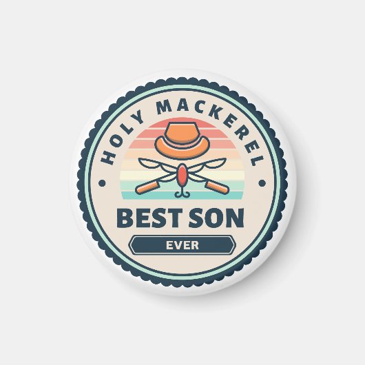 Magneet - Heilige makreel! beste zoon ooit (Voorkant)