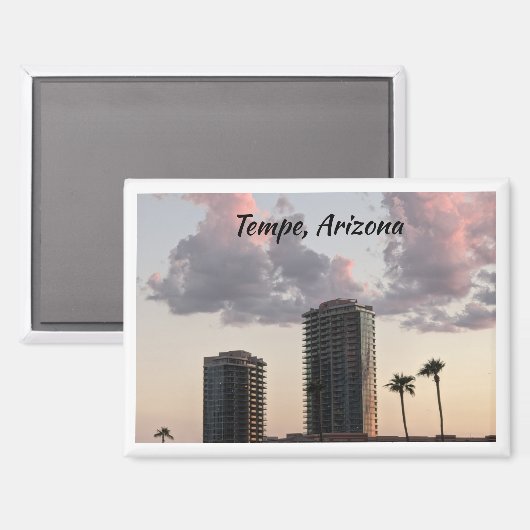 magneet - het centrum van Tempe, Arizona bij zonso (Voorkant / Achterkant)