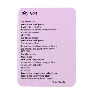 magneet ,"Hey jij"