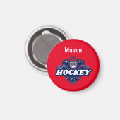 Magneet Hockey Gear - Gepersonaliseerd - Naam toev (Voorkant / Achterkant)