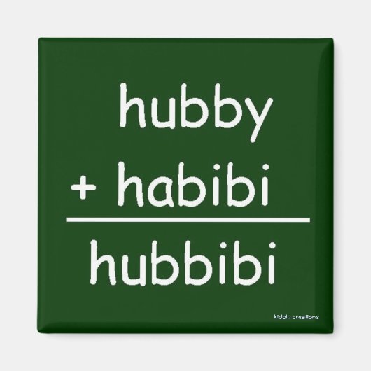 Magneet - Hubbibi (Voorkant)