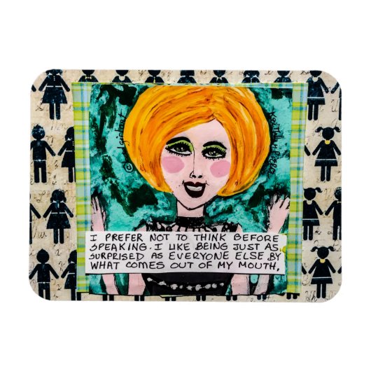 Magneet-ik denk liever niet magneet (Horizontaal)