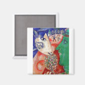 Magneet, Ik en het dorp, Chagall Magneet (Voorkant / Achterkant)