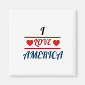 Magneet - Ik hou van Amerika (Voorkant)