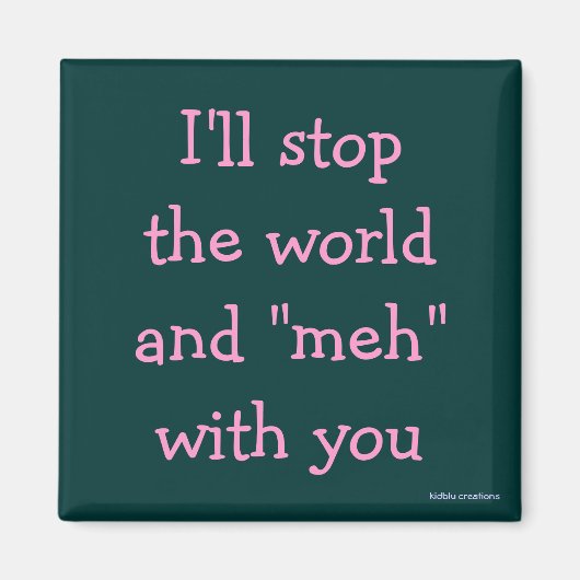 magneet - Ik zal de wereld stoppen (Voorkant)