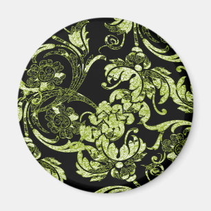  magneet in groen en zwart