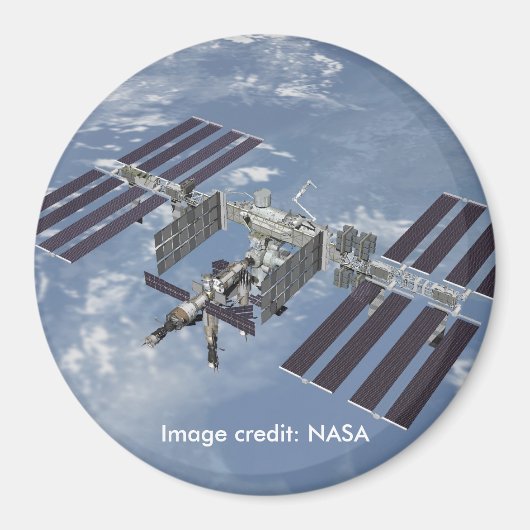 Magneet / Internationaal ruimtestation (Voorkant)
