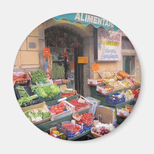 Magneet—Italiaanse markt Magneet (Voorkant)