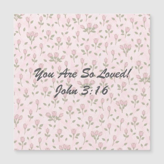 Magneet 'Je wordt zo bemind' (Voorkant)