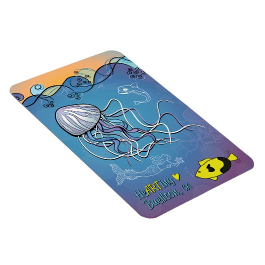 Magneet - Jelly Waves - Buelton.Art (Rechterzijde)