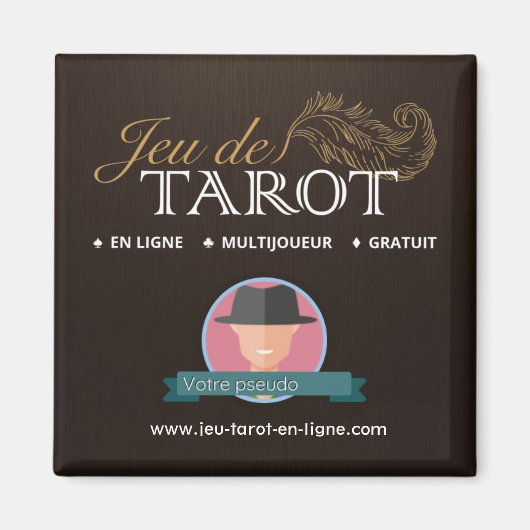 Magneet jeu de tarot (Voorkant)