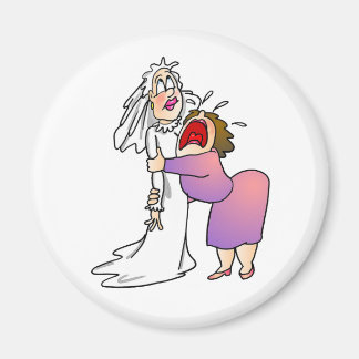 Magneet: Jonge Moeder van de Bruidmagneet Magneet