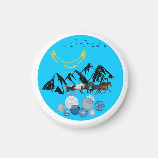 Magneet Kazachstan (Voorkant)