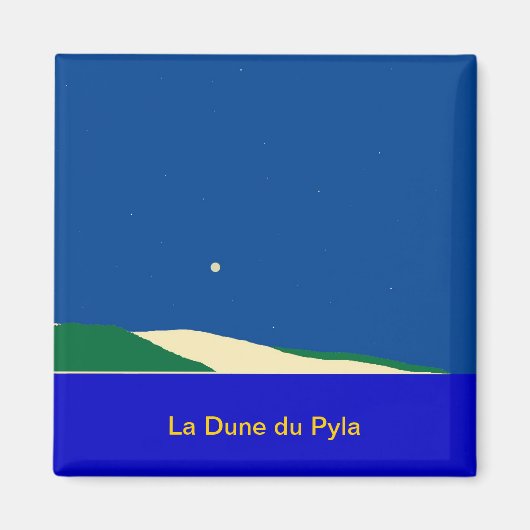 Magneet "La Dune du Pyla" (Voorkant)