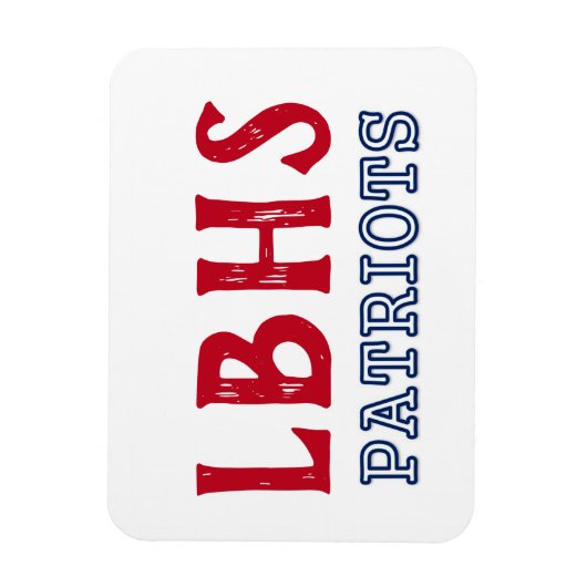 Magneet-LBHS Patriots Magneet (Verticaal)