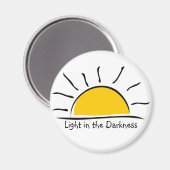 Magneet licht in de duisternis (Voorkant / Achterkant)