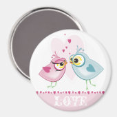 MAGNEET :: liefde vogels (Voorkant / Achterkant)