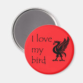 Magneet - Liverpool Liverbird (Voorkant / Achterkant)