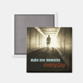 Magneet : Maak nieuwe herinneringen (Voorkant / Achterkant)