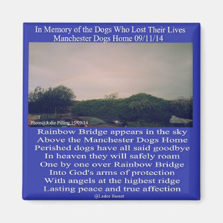 Magneet Manchester Rainbow Bridge Gedicht