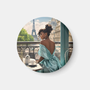 Magneet   Meisje in Parijs