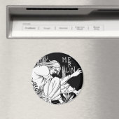 Magneet: Merlijn - door Aubrey Beardsley Magneet (Insitu (Vaatwasser))