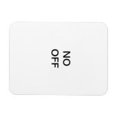 magneet met "AAN & UIT" (Horizontaal)