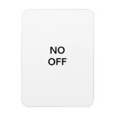 magneet met "AAN & UIT" (Verticaal)