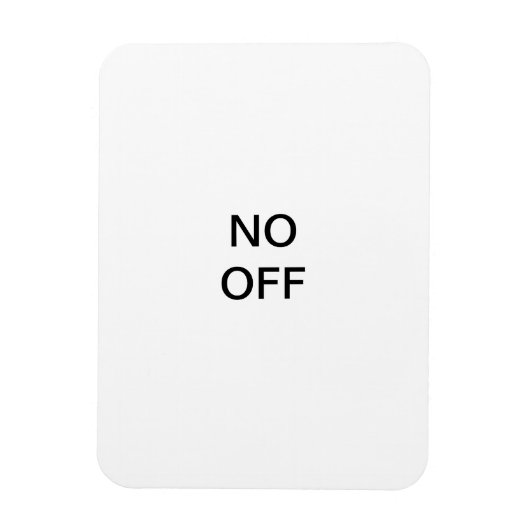 magneet met "AAN & UIT" (Verticaal)