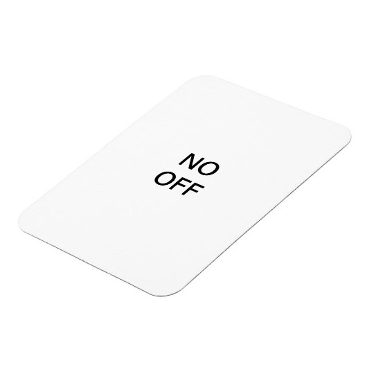 magneet met "AAN & UIT" (Linkerzijde)