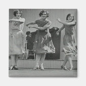 Magneet met aangepaste historische foto (Voorkant)