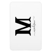 Magneet met aangepaste naam en foto (Verticaal)